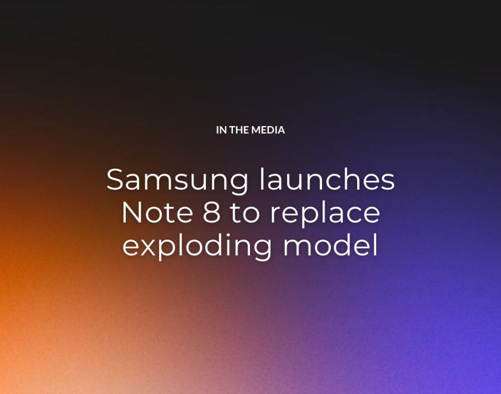 Samsung launches Note 8 to replace exploding model