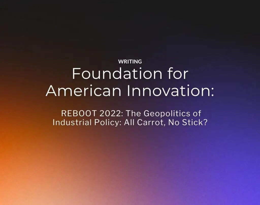 Foundation for American Innovation: